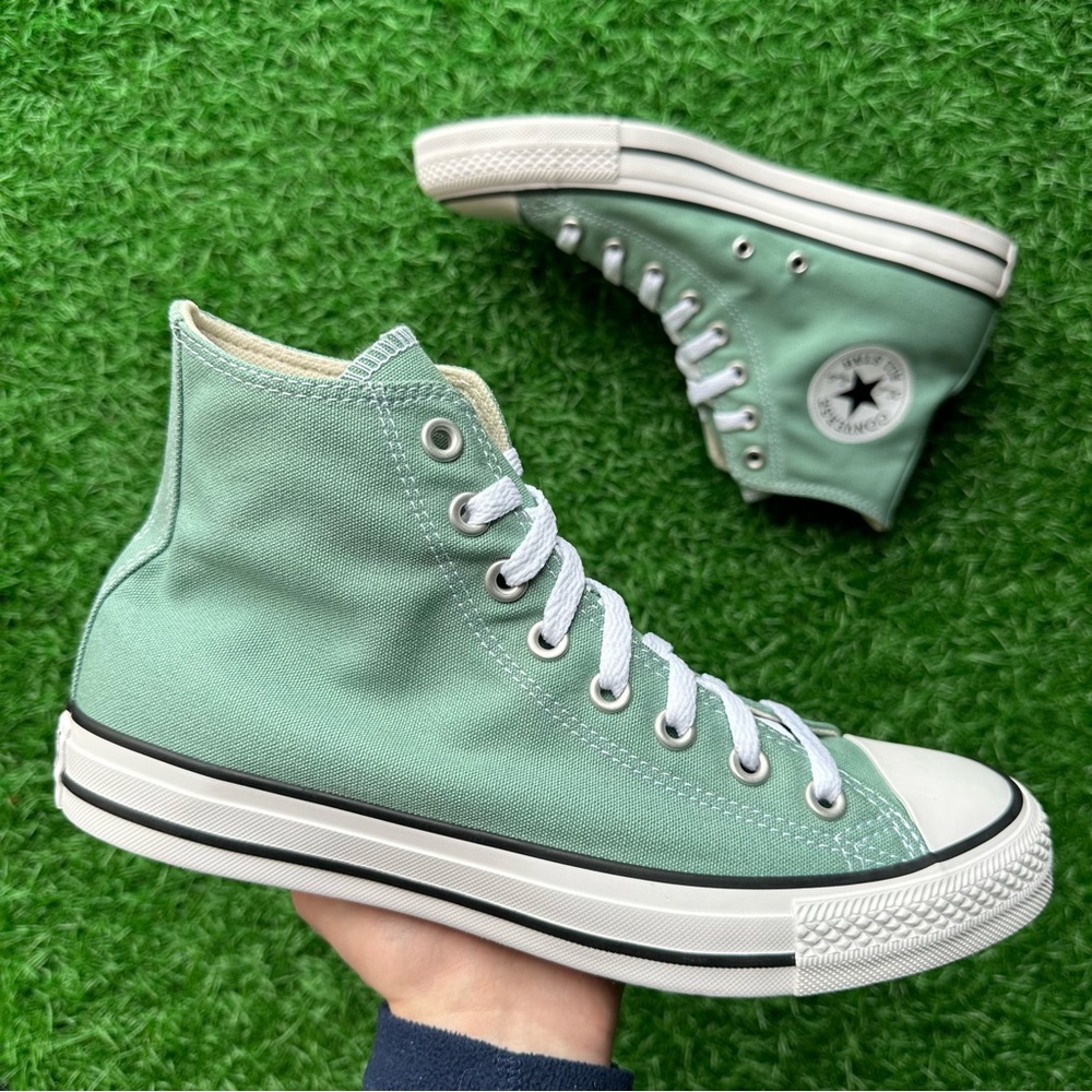 Not for sale🎁Converse Chuck Taylor All Star Ctas Hi Herby Green - Picture 6 of 10